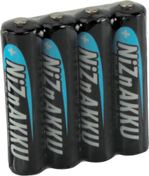 Fotoja e Bateri nikeli dhe zinku Ansmann, AAA, R03, 550mAh, 4 copë