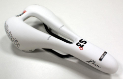 Fotoja e Shalë biçiklete Selle Italia SLR Lady Flow SIT-000000000134, tub mangan 7 mm, S, e bardhë