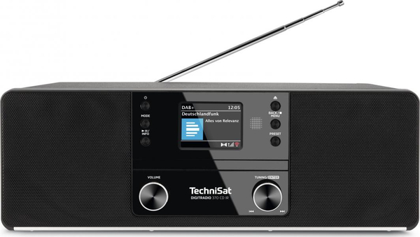Fotoja e Radio TechniSat DigitRadio 370 CD IR, e zezë