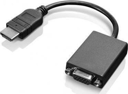 Fotoja e Përshtatës AV Lenovo, HDMI - D-Sub (VGA), 20 cm, i zi