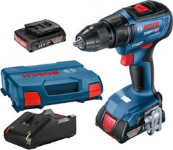 Fotoja e Vidues Bosch GSR 18V-50 06019H5000, 18 V, 2 bateri 2 Ah, i kaltër