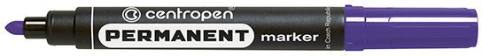 Fotoja e Marker permanent Centropen 8566/05, 2.5mm, vjollcë