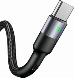 Fotoja e Kabllo Usams USB U26 USB-C, 1m, 3A Fast Charging, e zezë SJ313USB01