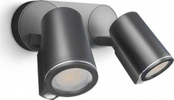 Fotoja e Llambë muri Steinel Spot DUO Connect, LED, 15V, e zezë