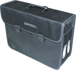 Fotoja e Çantë Basil, Single City Pannier, 17 L, e zezë