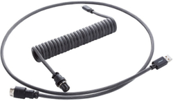 Fotoja e Kabllo spirale CableMod Pro, USB-C/USB-A, 1,5m, gri