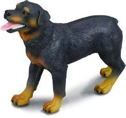 Fotoja e Lodër figurë Collecta Qen Rottweiler 004-88189, e zezë