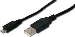 Fotoja e Kabllo PremiumCord USB-A - microUSB, 1.5m, e zezë
