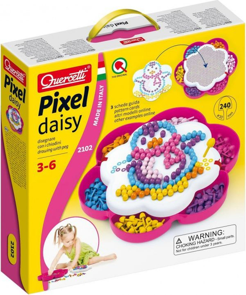 Fotoja e Mozaik Dante Pixel Daisy, 240 elemente, shumëngjyrësh