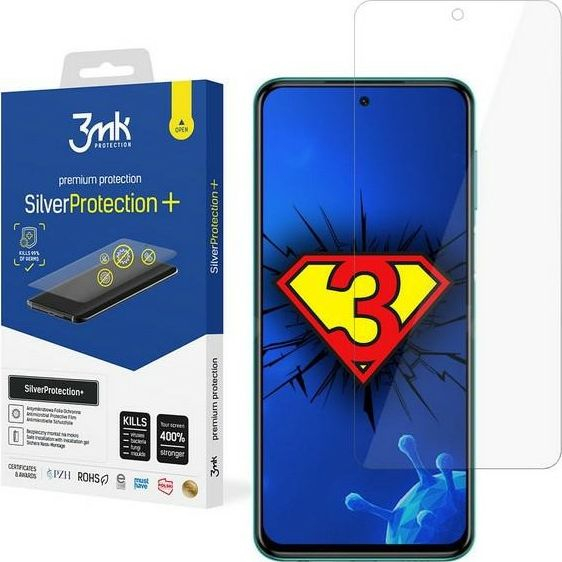 Fotoja e Film antimikrobial 3MK Silver Protect+ për Xiaomi Redmi Note 9S