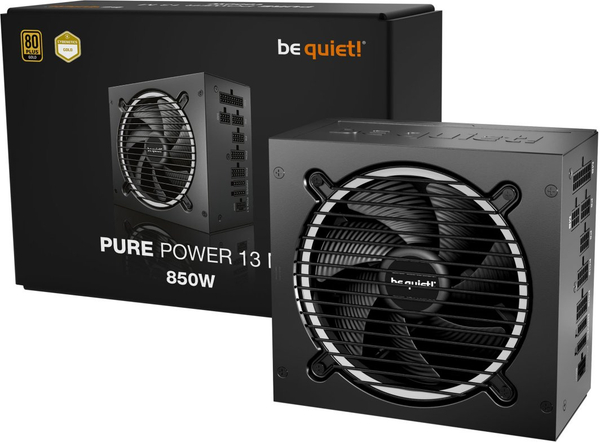 Fotoja e Burim energjie Be quiet! Pure Power 13M, 850W, i zi