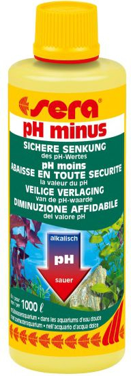 Fotoja e Kondicioner për akuarium Sera PH-Minus, 100ml