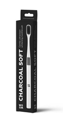 Fotoja e Furçë për dhëmbë Woom Charcoal Soft, e zezë