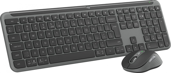 Fotoja e Set tastierë dhe maus Logitech Signature Slim MK950, i hirtë