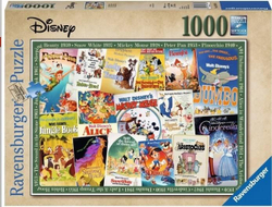 Fotoja e Puzzle Ravensburger Disney Movie Posters, 1000 pjesë