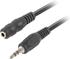 Fotoja e Kabllo Lanberg Jack 3.5mm - Jack 3.5mm, 3m, e zezë, Picture 1