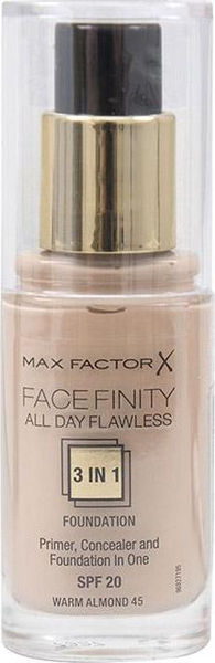 Fotoja e Pudër e lëngshme MAX FACTOR Facefinity All Day Flawless 3in1, Warm Almond, 30 ml