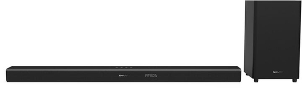 Fotoja e Soundbar dhe subwoofer Sharp HT-SBW460, i zi
