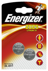 Fotoja e Set bateri litium Energizer CR2025, 165mAh, 2 copë