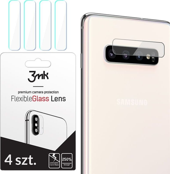 Fotoja e Xham mbrojtës 3MK për kamerën e Galaxy S10+, transparent