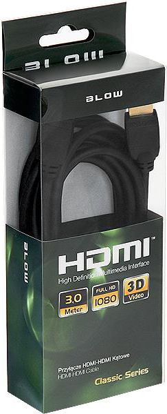 Fotoja e Kabllo Blow HDMI - HDMI, 3m, e zezë