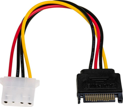 Fotoja e Përshtatë Akyga (AK-CA-11) Molex - SATA, 0,15m