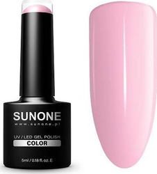 Fotoja e Xhel për thonjë Sunone UV/LED, hybrid varnish R05 Rosana 5ml, rozë