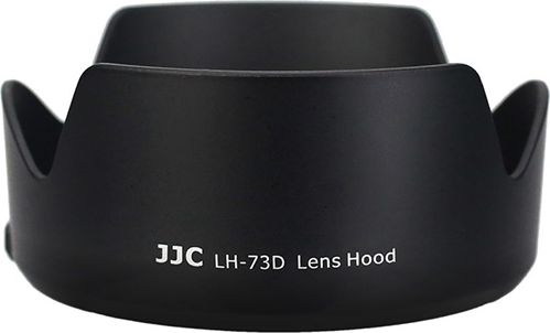 Fotoja e Kapak për lente JJC LH-73D, për Canon EF-S 18-135mm, i zi