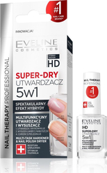 Fotoja e Forcues për thonjë Eveline Nail Therapy 5in1 Super-Dry, 12 ml