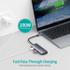 Fotoja e Hub multifunksional Choetech HUB-M19, 7in1, 3x USB-A 3.0, HDMI 4K, PD 100W, lexues i kartës, Picture 8