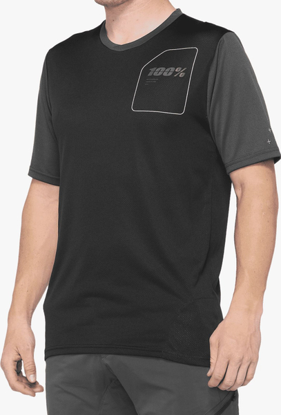 Fotoja e Maicë për meshkuj 100% Ridecamp Jersey, XL, e zezë