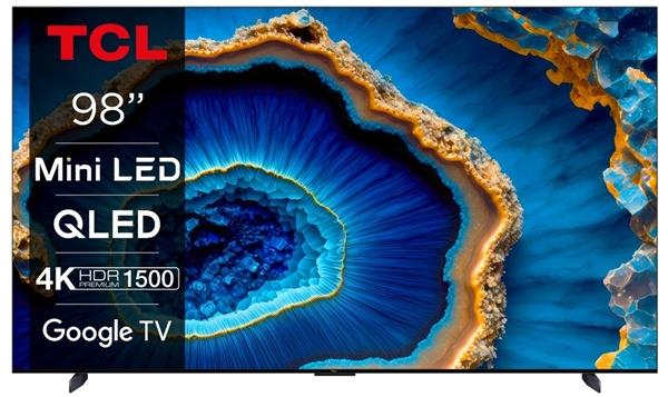 Fotoja e Televizor TCL 98C803, 98", Mini LED, 4K UHD, i zi