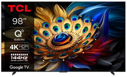Fotoja e Televizor TCL 98C61B, 98", QLED Pro 4K UHD, i zi