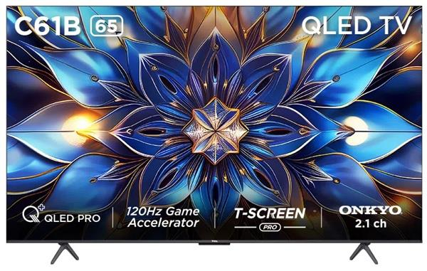 Fotoja e Televizor TCL 65C61B, 65", QLED, 4K UHD, i zi