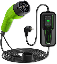 Fotoja e Karikues për makina elektrike Qoltec 52465, 2-in-1 Type2, 3.5kW, 230V