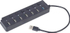 Fotoja e USB Hub UHB-U3P1U2P6P-01, i zi, Picture 1