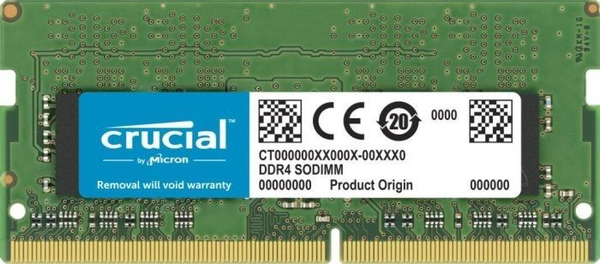 Fotoja e Memorie Ram Crucial SODIMM, DDR4, 32GB, 3200MHz, CL22 (CT32G4SFD832A)