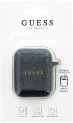 Fotoja e Mbështjellëse Guess për Apple Airpods, e zezë