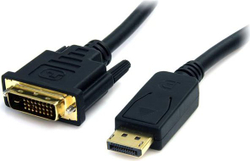 Fotoja e Kabllo StarTech DisplayPort në DVI-D, 1.8 m, e zezë (DP2DVI2MM6)