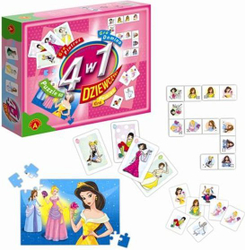 Fotoja e Set puzzle Alexander 4in1 Girls - 0562
