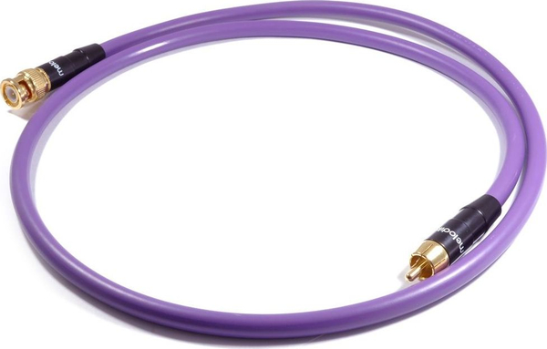 Fotoja e Kabllo Melodika RCA - BNC, 1m, vjollcë