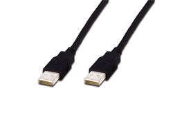 Fotoja e Kabllo Digitus USB-A në USB-A, 1.8m, e zezë