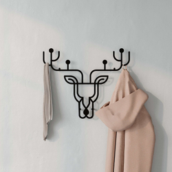 Fotoja e Varëse rrobash Decortie Deer, 60x74cm, e zezë