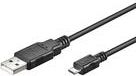 Fotoja e Kabllo Good Connections USB-A në microUSB, 1.8m, e zezë
