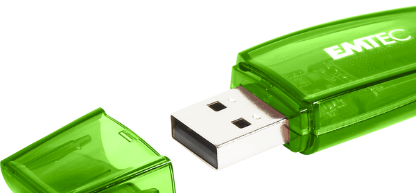 Fotoja e Pendrive Emtec C410, 64GB, USB 2.0, e gjelbër