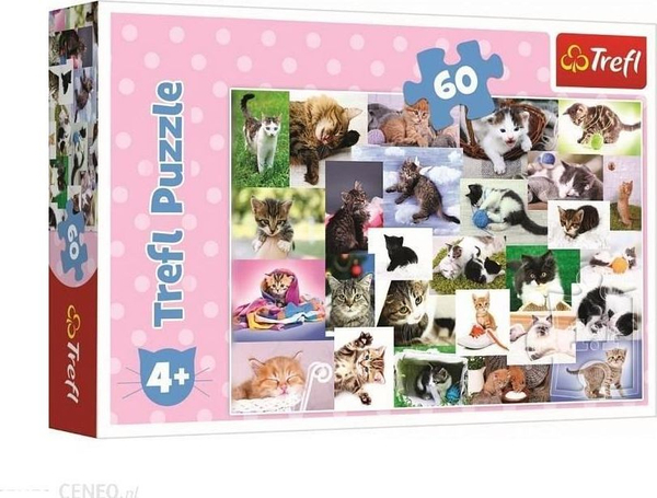 Fotoja e Puzzle Trefl Cat's world, 60 elemente