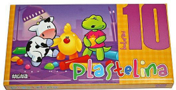 Fotoja e Set plastelinash Mona Plastilina, 10 ngjyra