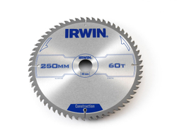 Fotoja e Disk për sharrë rrethore Irwin, 250x30x3mm, 60 dhëmbë