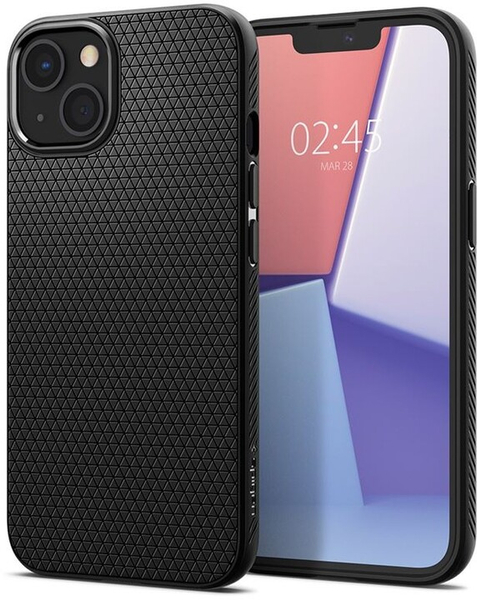 Fotoja e Mbrojtëse Spigen Liquid Air për Apple iPhone 13 mini, e zezë