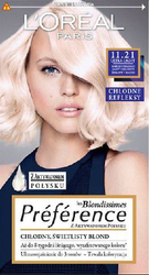 Fotoja e Ngjyrë flokësh L’Oréal Preference, 11.21, ultra e hapur, bionde